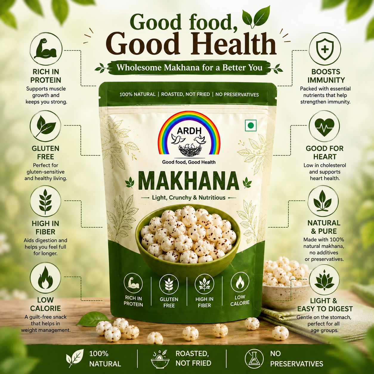 Light Crunchy Makhana