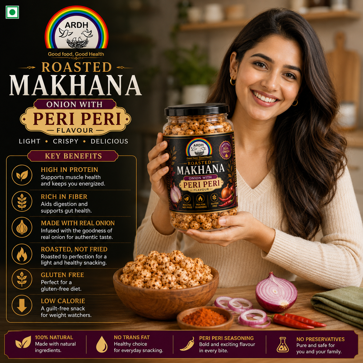 Peri Peri Roasted Makhana